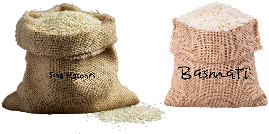 Sona Masoori vs Basmati Rice