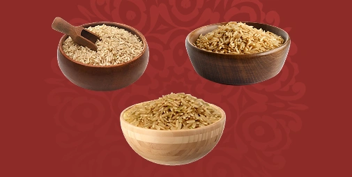 types of brown rice