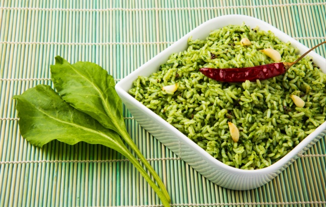 Spinach Rice Recipe