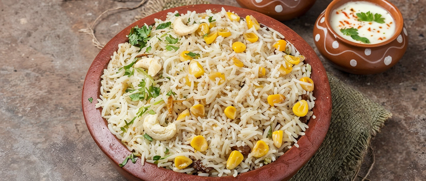Baby Corn Pulao