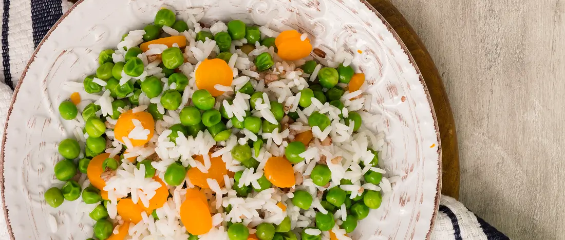 Peas & Carrot Rice (Light)