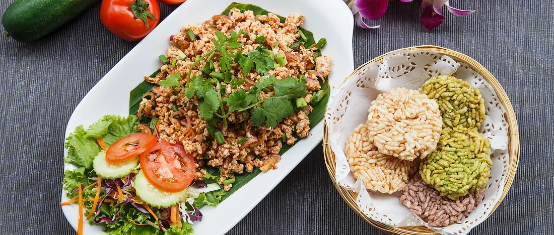 image Mushroom & Spinach Rice