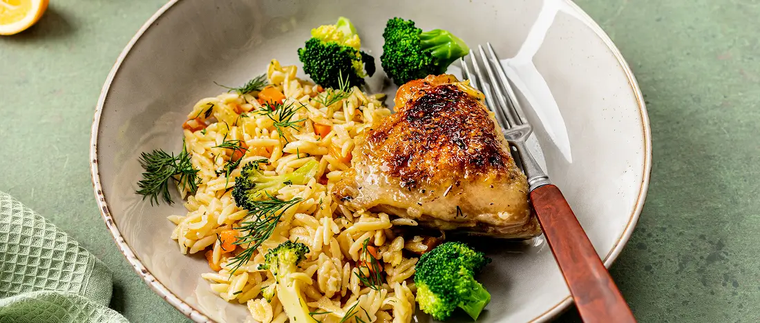 top-view-fried-cutlets-with-cooked-rice-seasonings-dark-surface-food-meat-dish