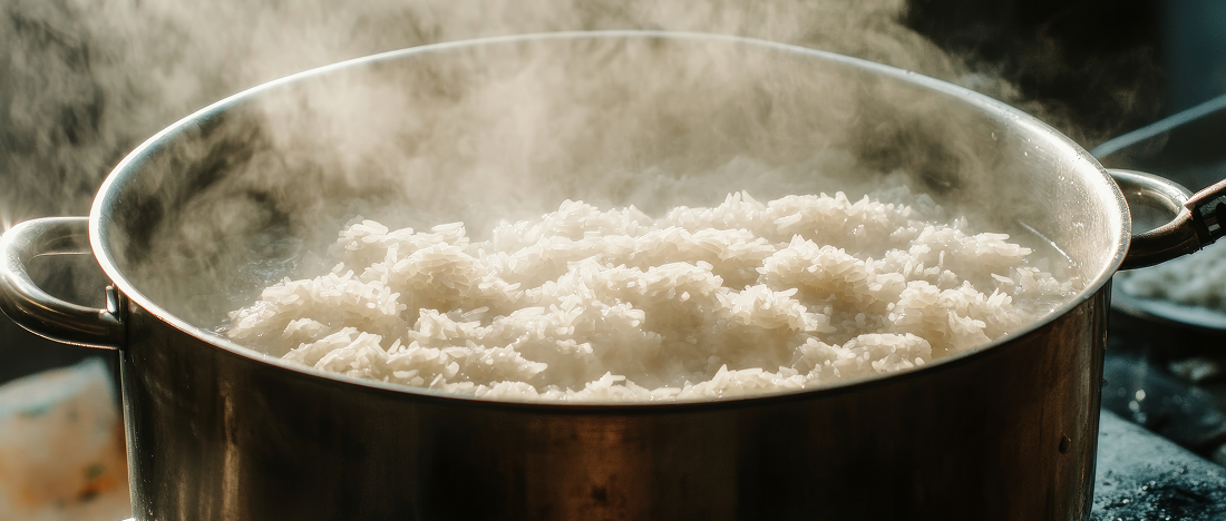 How Cooked Rice Is Prepared